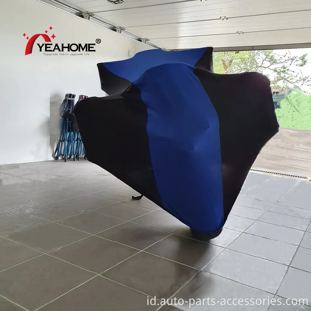 Desain tambal sulam super elastis motor indoor cover tutup perlindungan debu-tahan debu